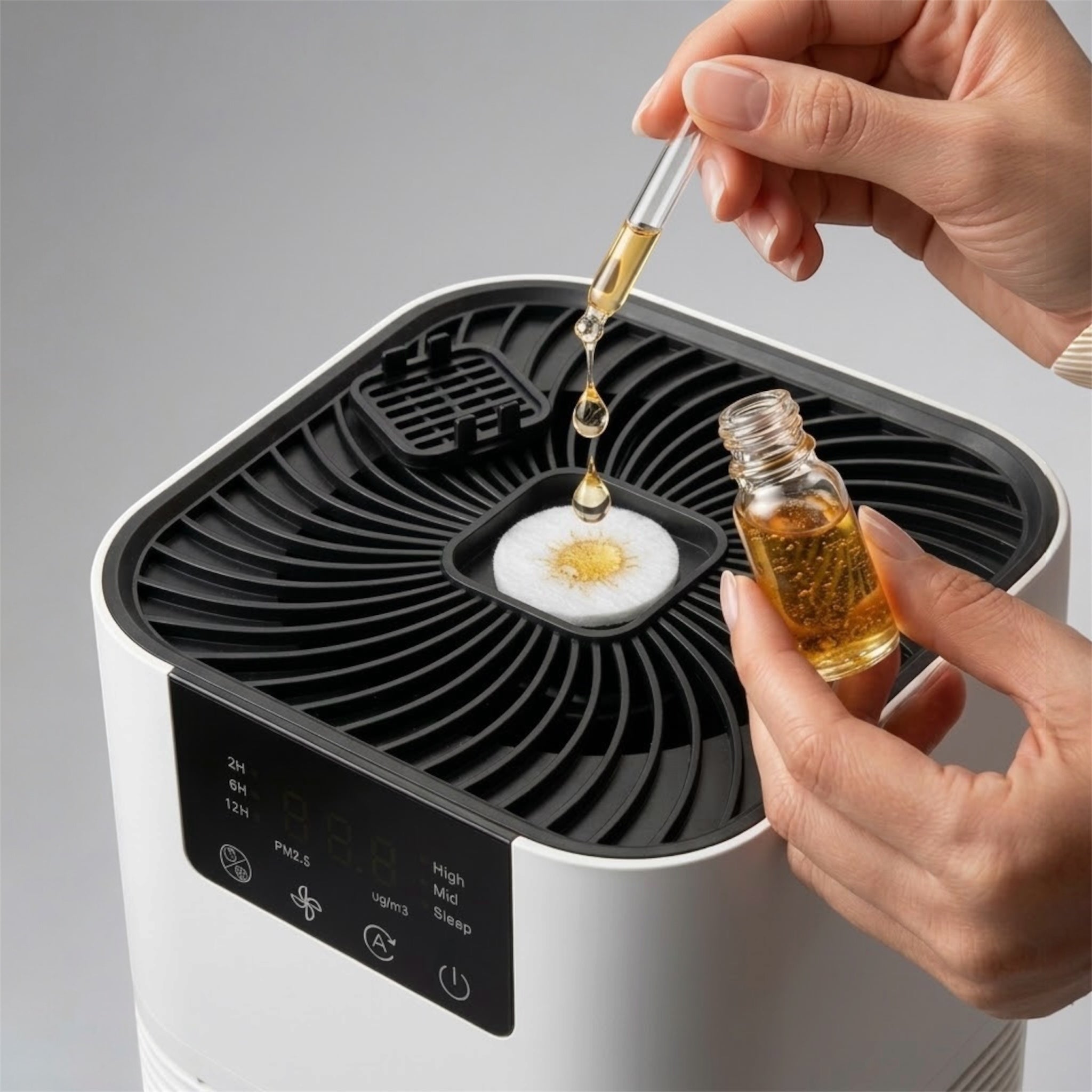 NuVibe™ air purifier compact air cleaning device for home use