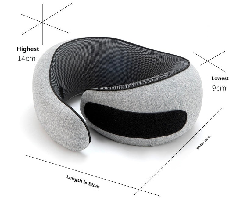 NuVibe ErgoNest Neck Cushion Measurement Photo